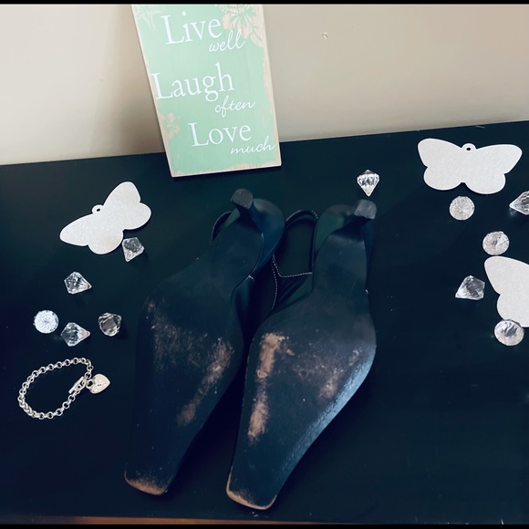 Linea Paolo Black Sling Backs - Picture 4 of 4